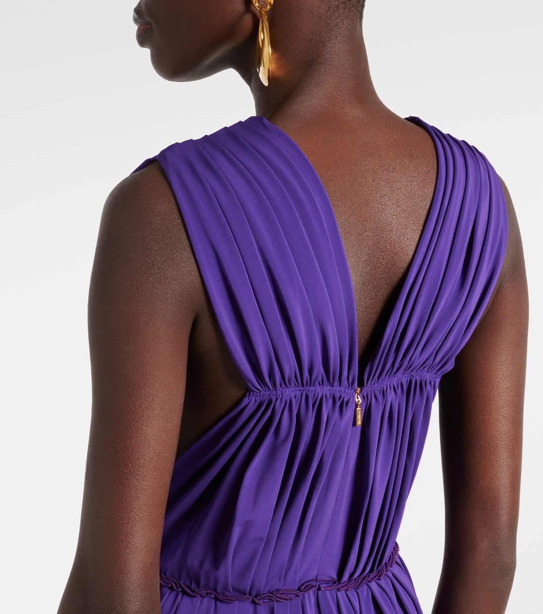 Abito lungo Walter in jersey con pince | Max Mara