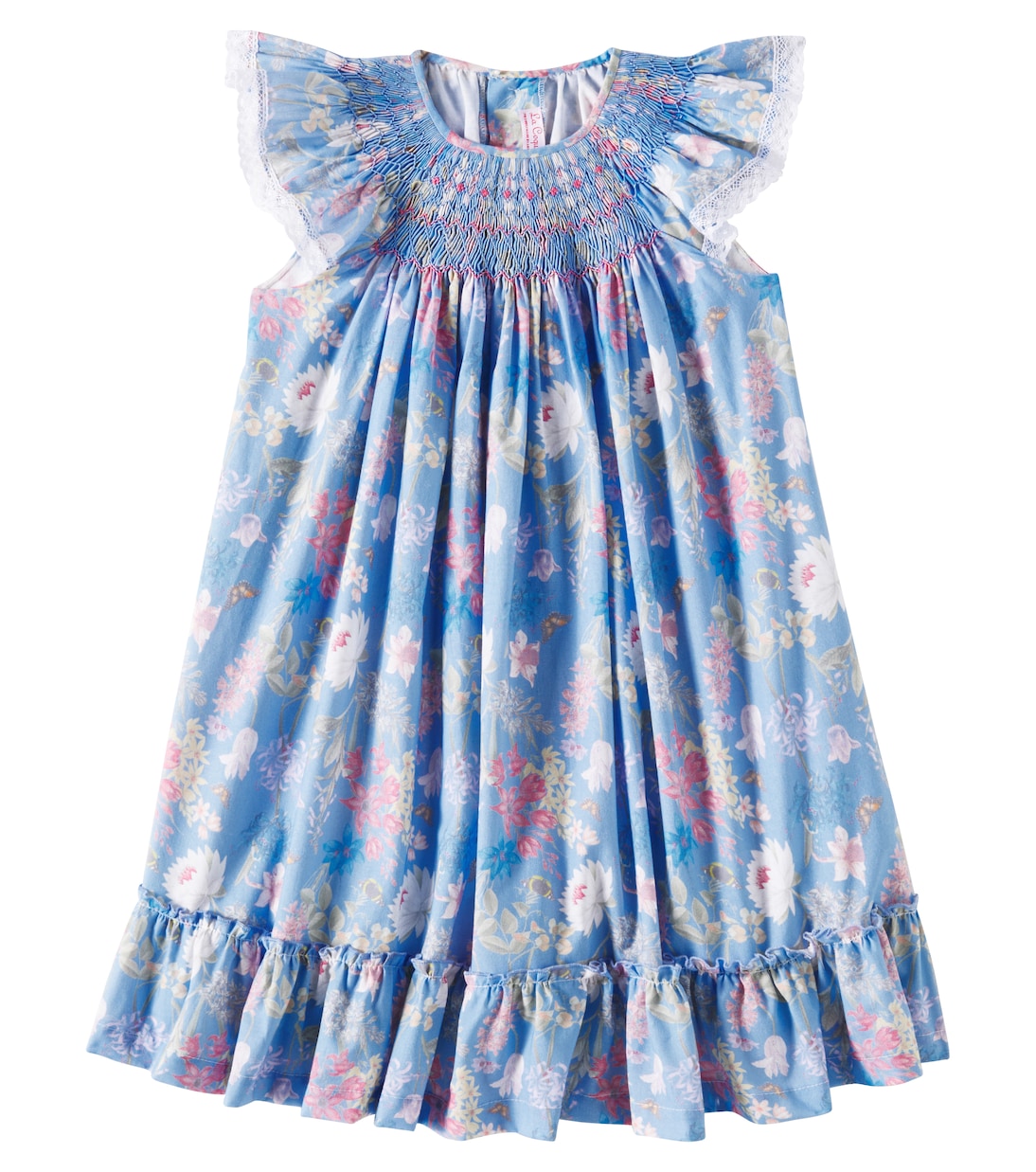 Vestido Dhalia de algodón fruncido | La Coqueta