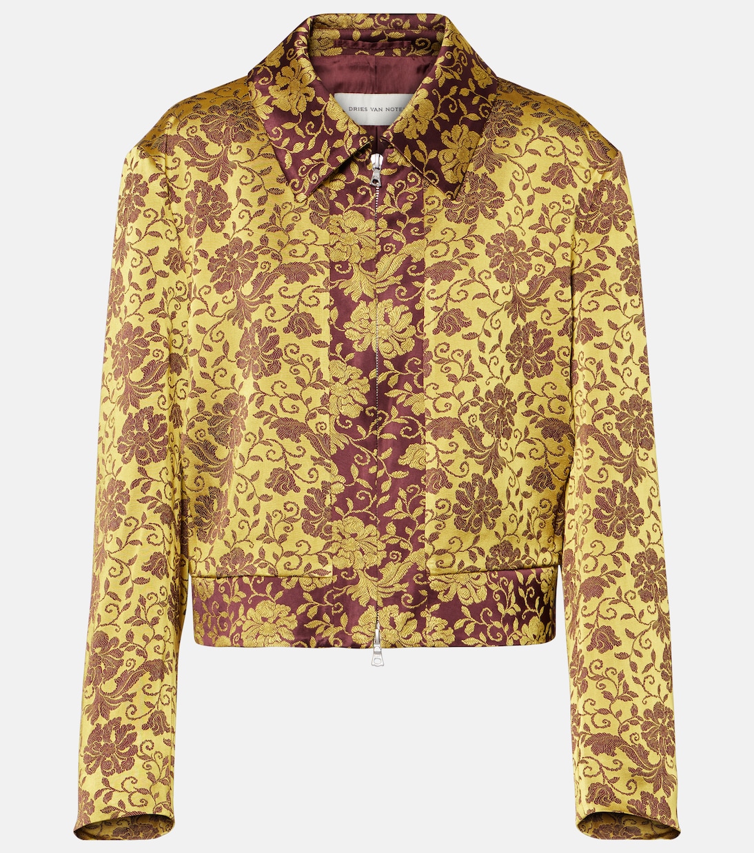 Veste en jacquard à fleurs | Dries Van Noten