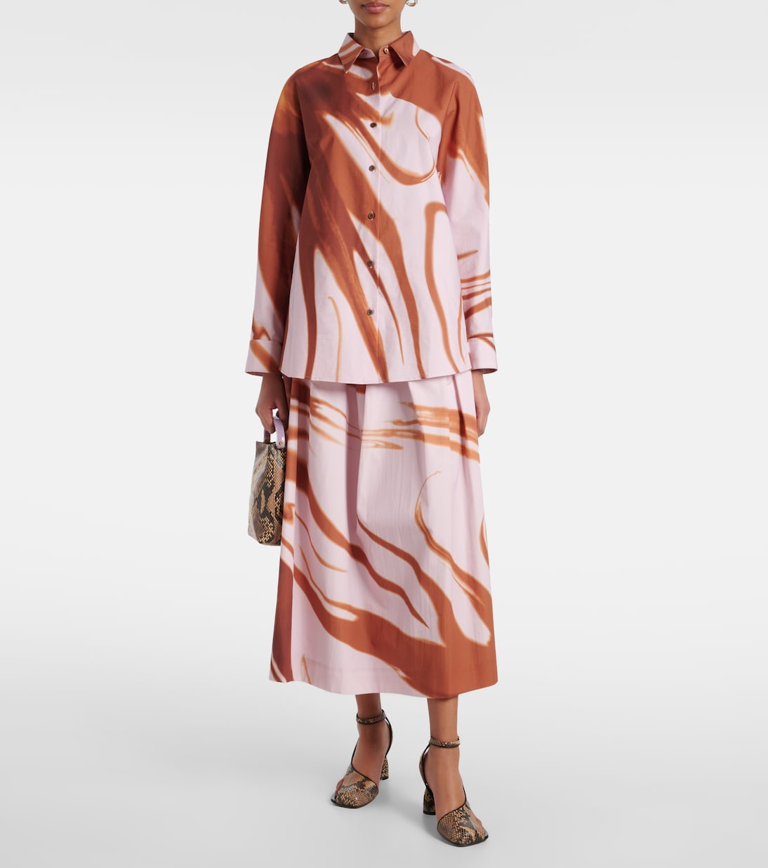 Camicia in cotone con stampa | Dries Van Noten