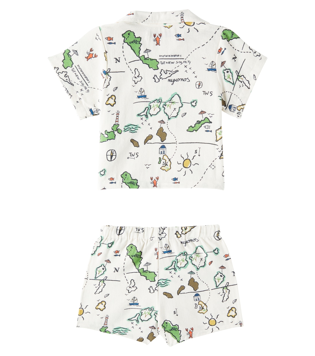 Baby - Camicia e shorts Arkoi in cotone | The New Society