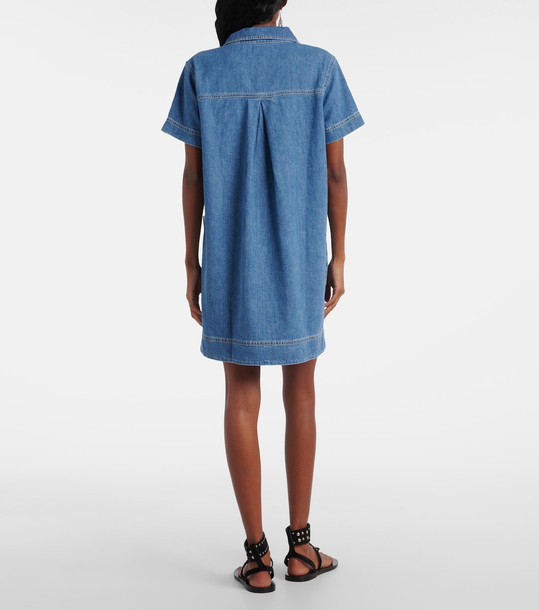 Delana denim minidress | Velvet