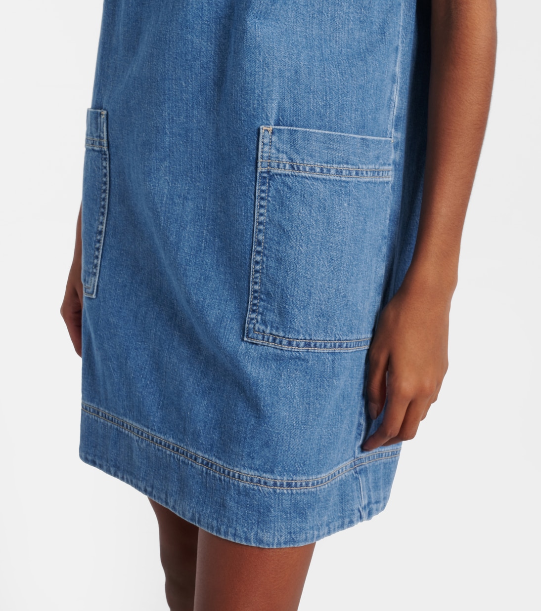 Delana denim minidress | Velvet