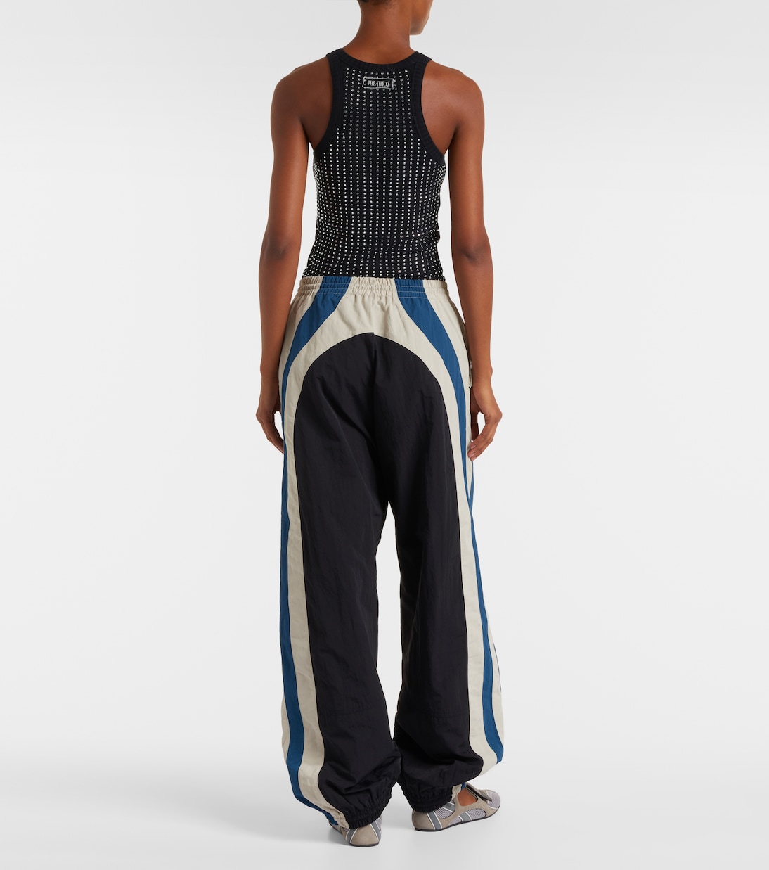 High-rise track pants | The Attico