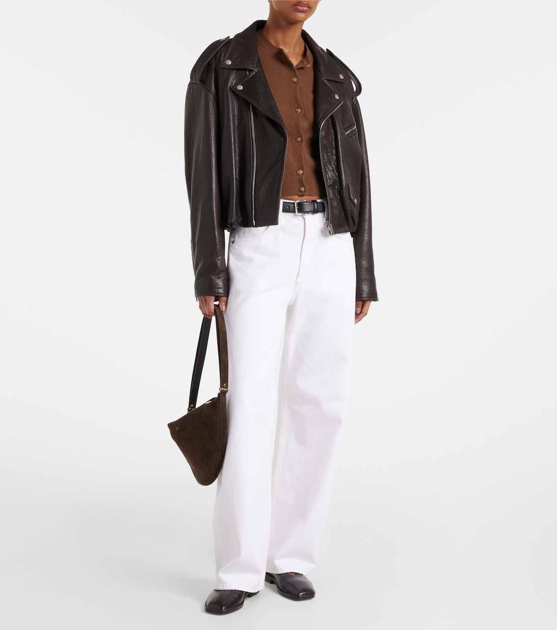 Jeans a gamba larga e vita media | Agolde