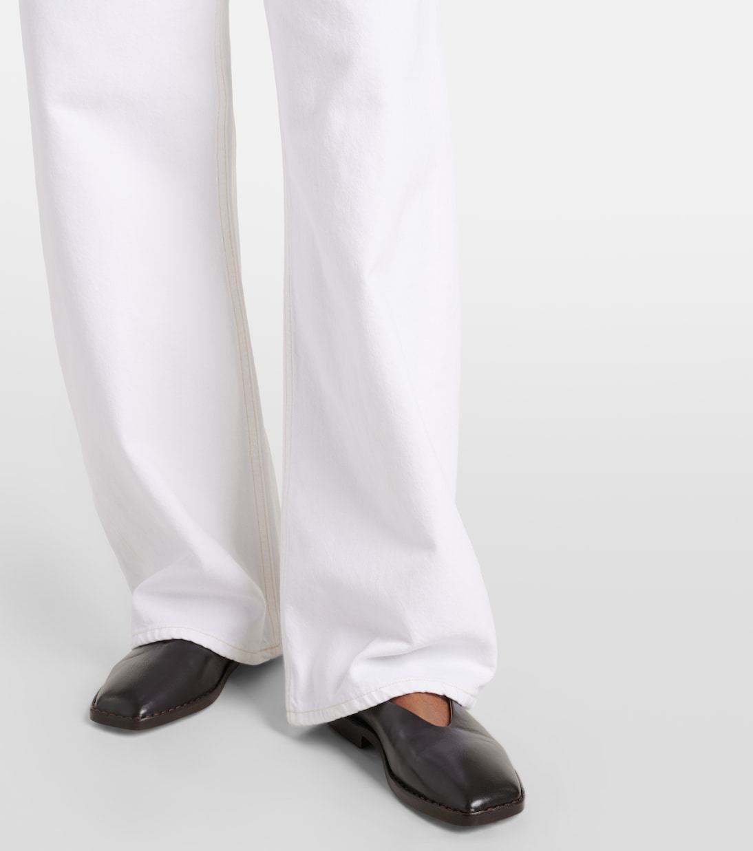 Jeans a gamba larga e vita media | Agolde