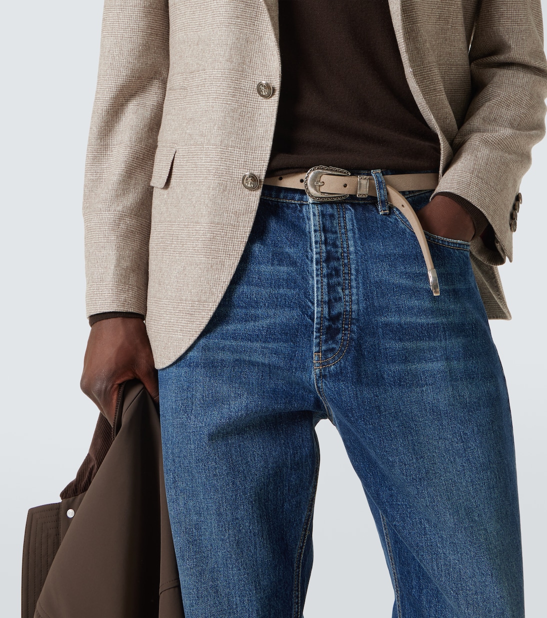Suede belt | Brunello Cucinelli