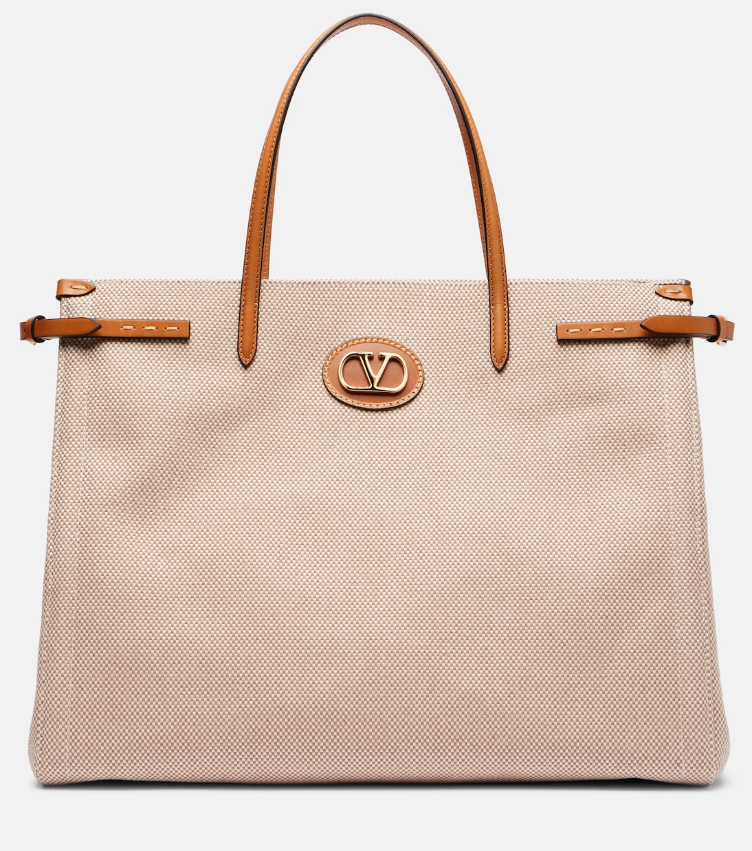 Tote Antibes aus Canvas mit Leder | Valentino Garavani