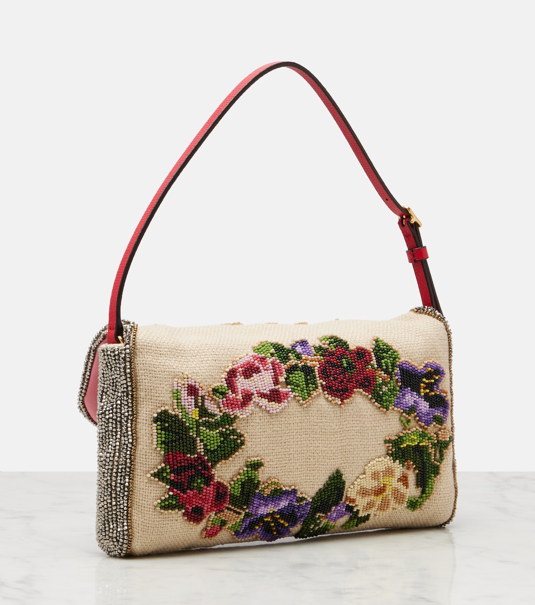 Vain Soft Small beaded shoulder bag | Valentino Garavani
