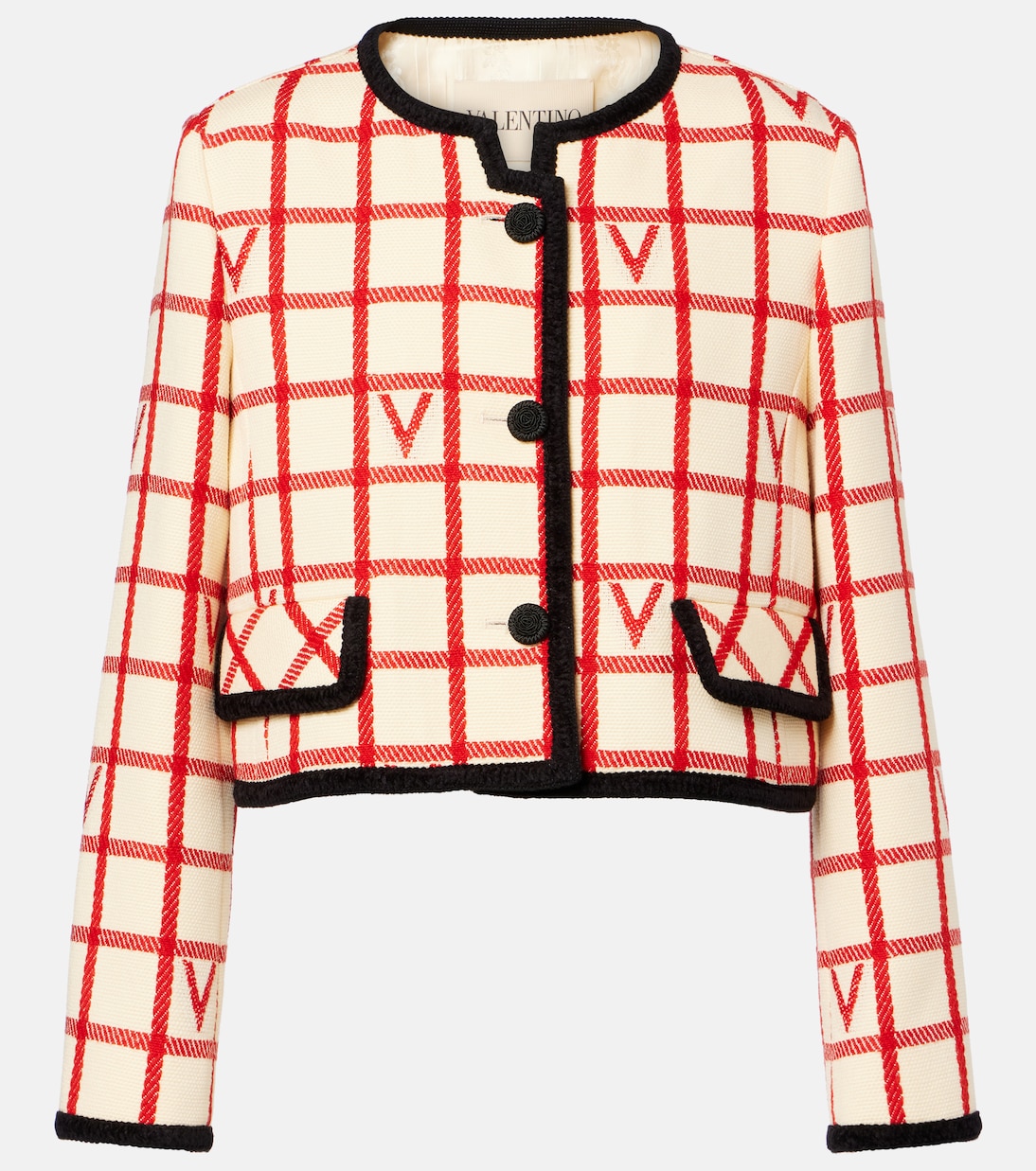 Jacke aus Wolle und Baumwolle | Valentino