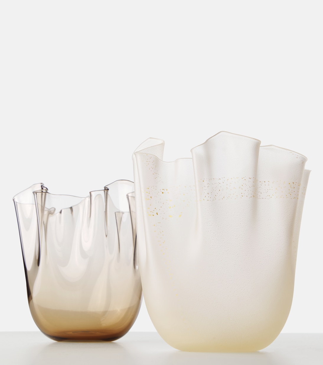Vaso Frozen medio in vetro by Fulvio Bianconi and Paolo Venini | Venini