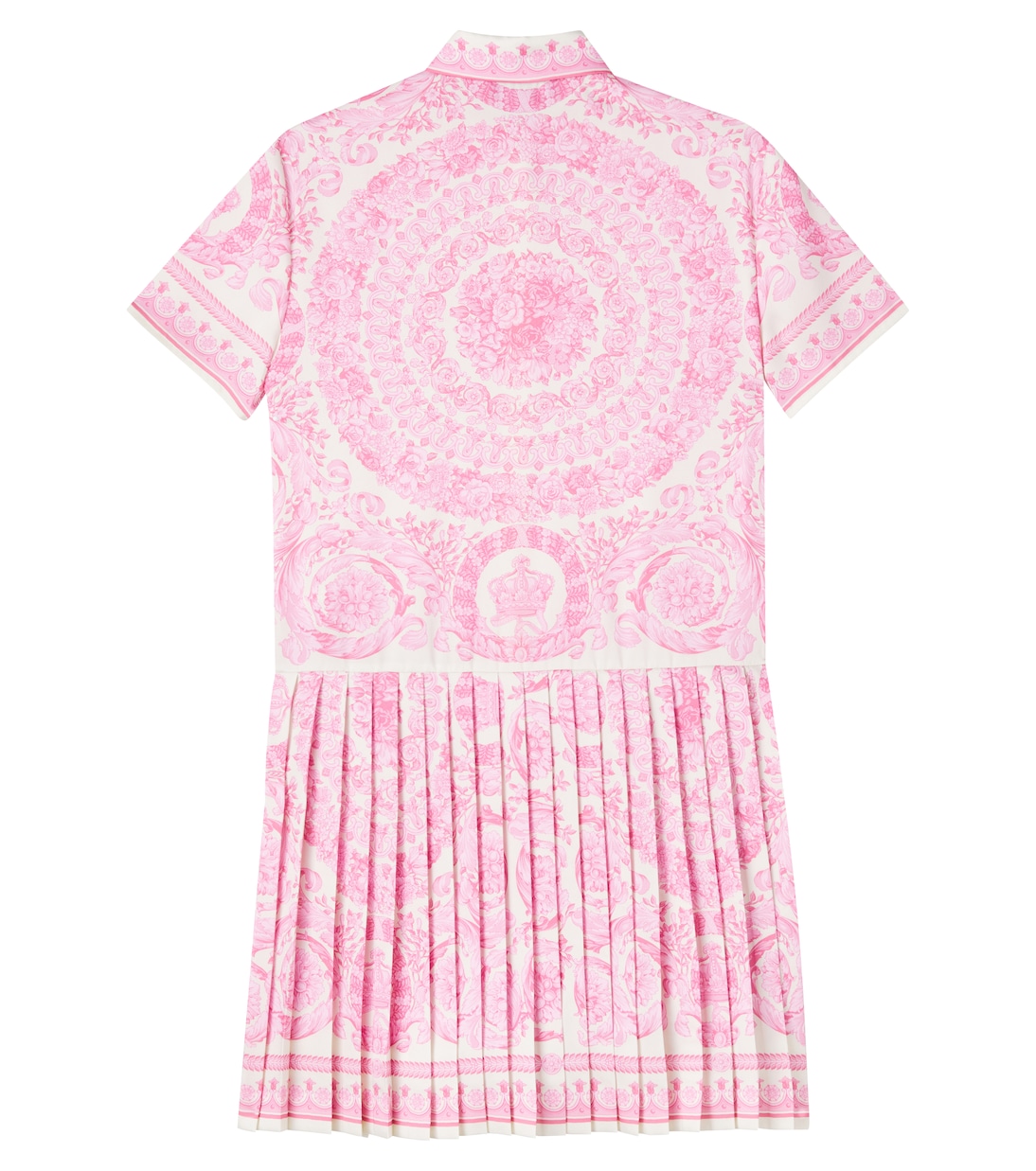 Hemdblusenkleid Barocco aus Twill | Versace Kids