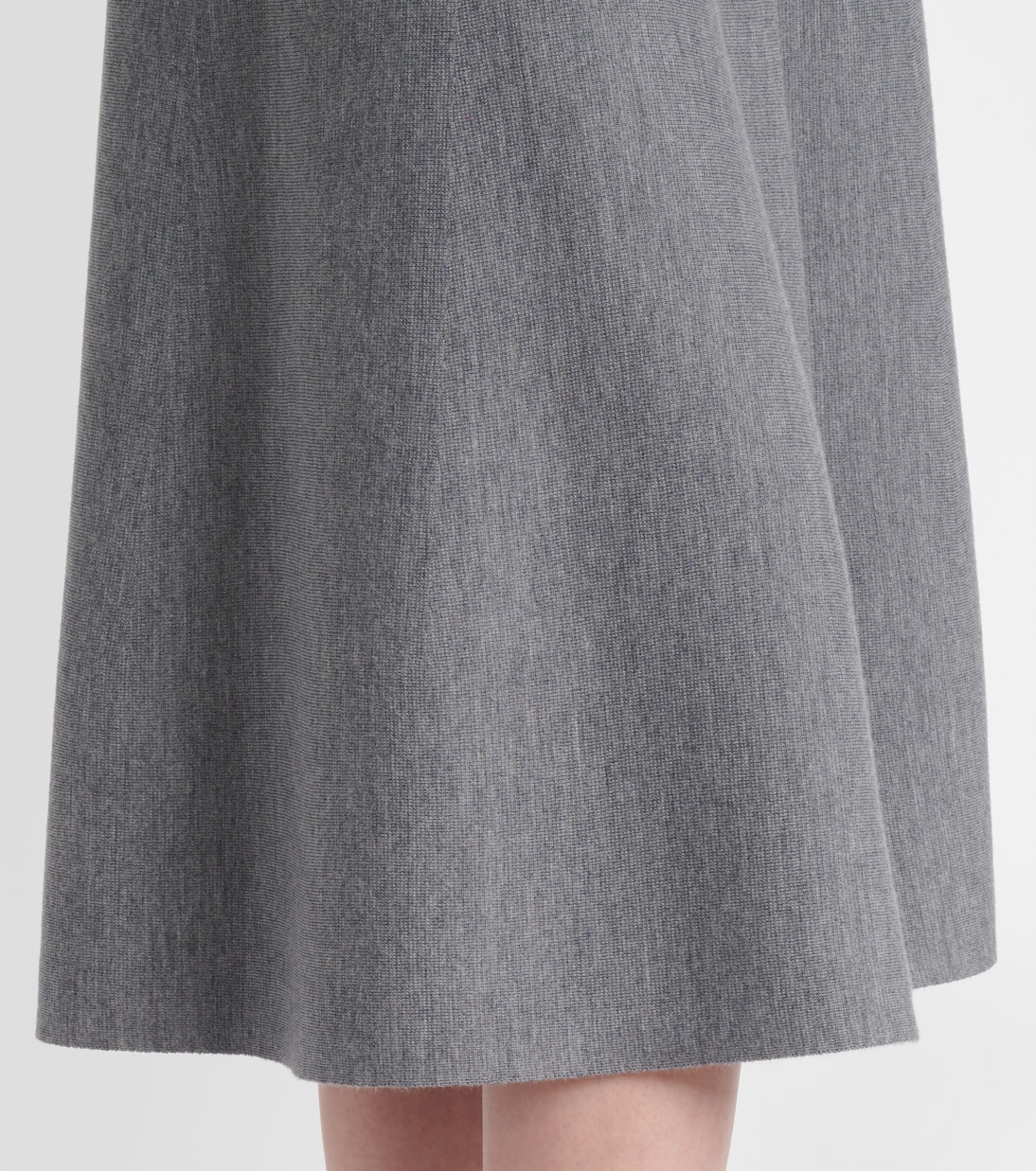 Wool high-rise midi skirt | Jardin des Orangers