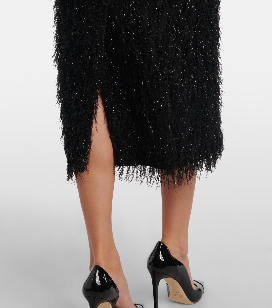 Lurex® fil coupé midi dress | Erdem