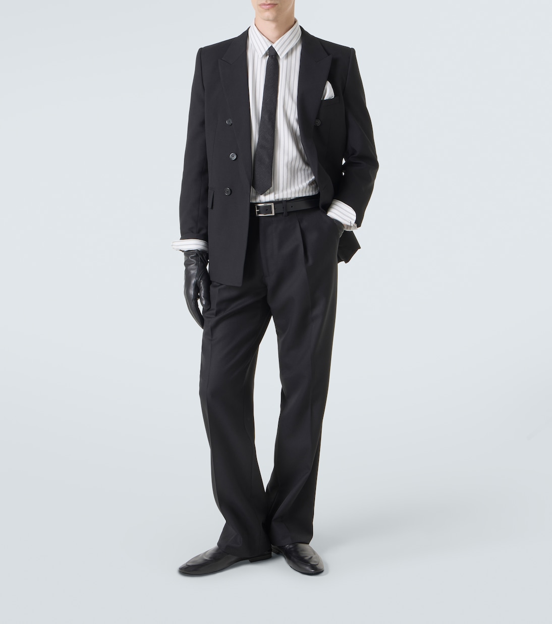 Camisa Cassandre de popelín de algodón | Saint Laurent