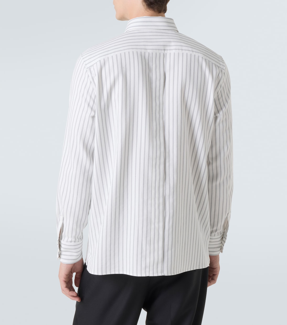 Camisa Cassandre de popelín de algodón | Saint Laurent