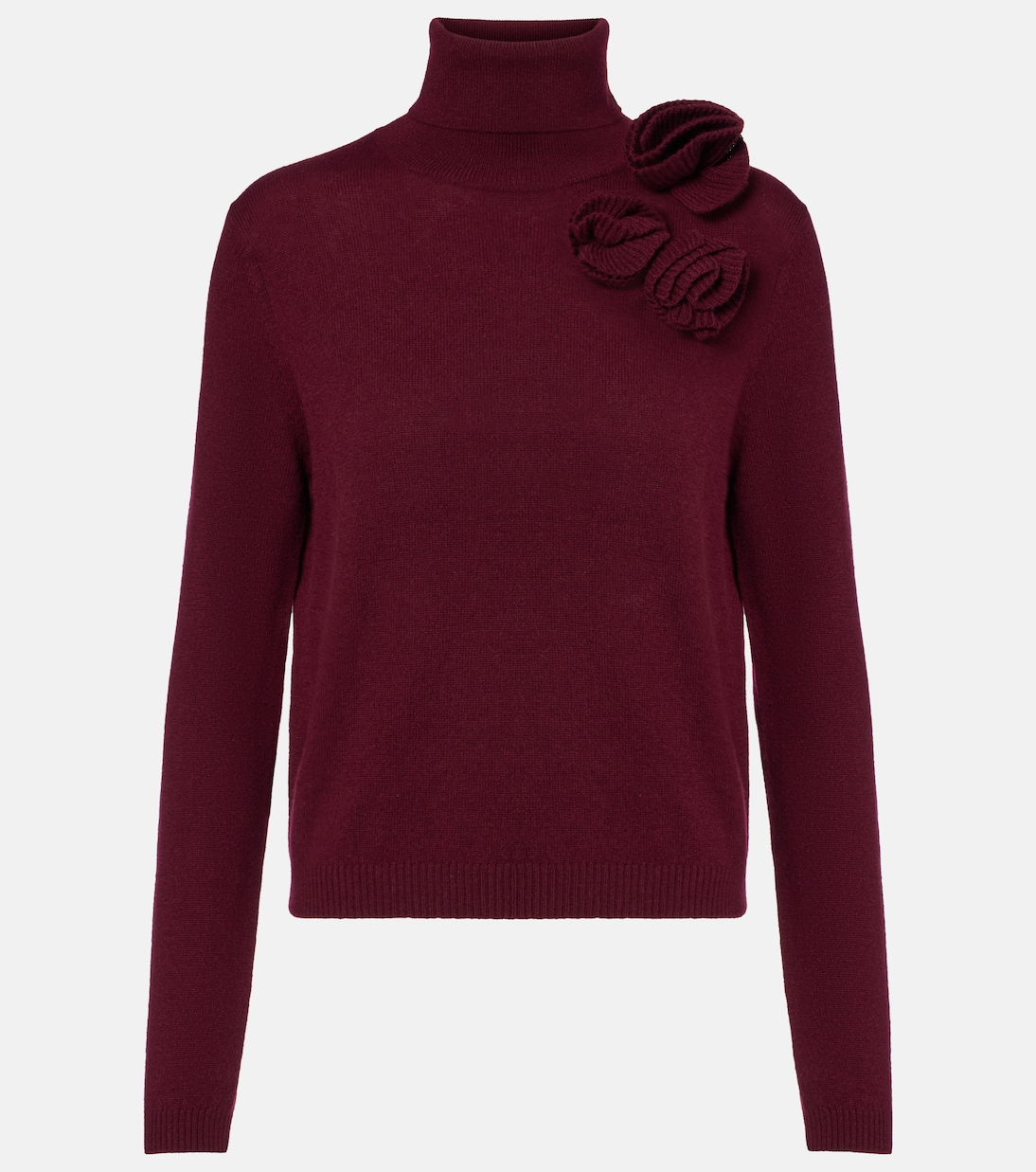 Wool and cashmere turtleneck sweater | Jardin des Orangers