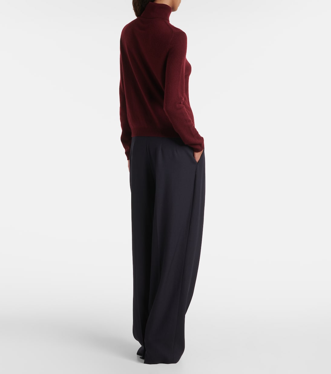 Wool and cashmere turtleneck sweater | Jardin des Orangers
