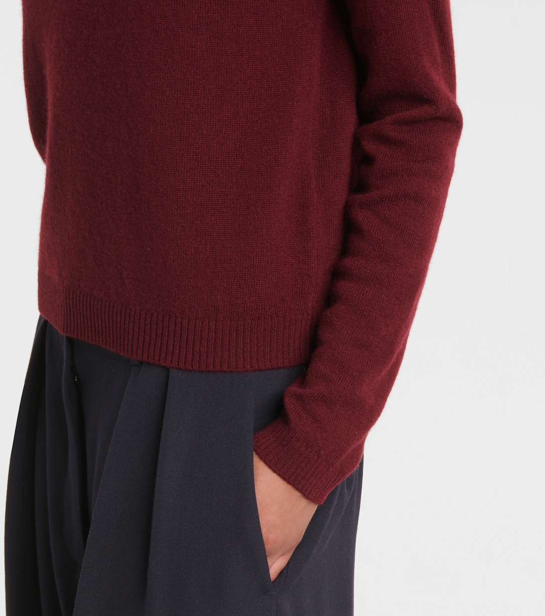Wool and cashmere turtleneck sweater | Jardin des Orangers
