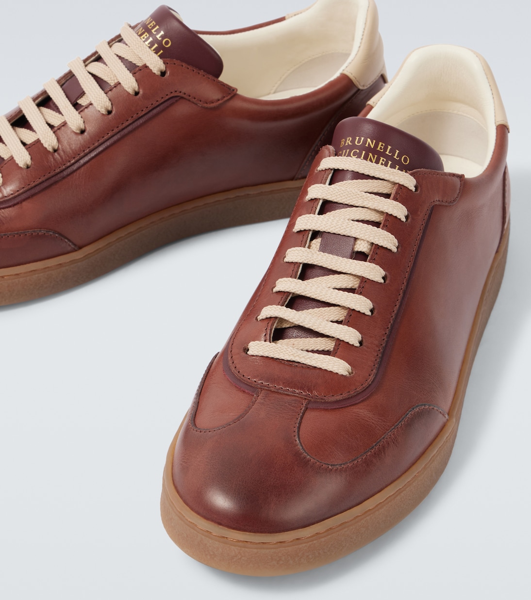 Zapatillas de piel | Brunello Cucinelli