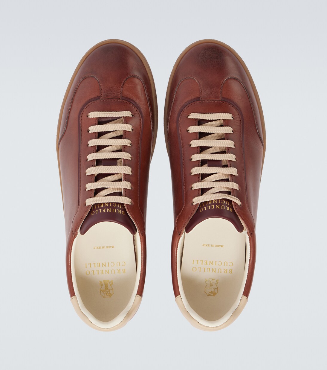 Zapatillas de piel | Brunello Cucinelli