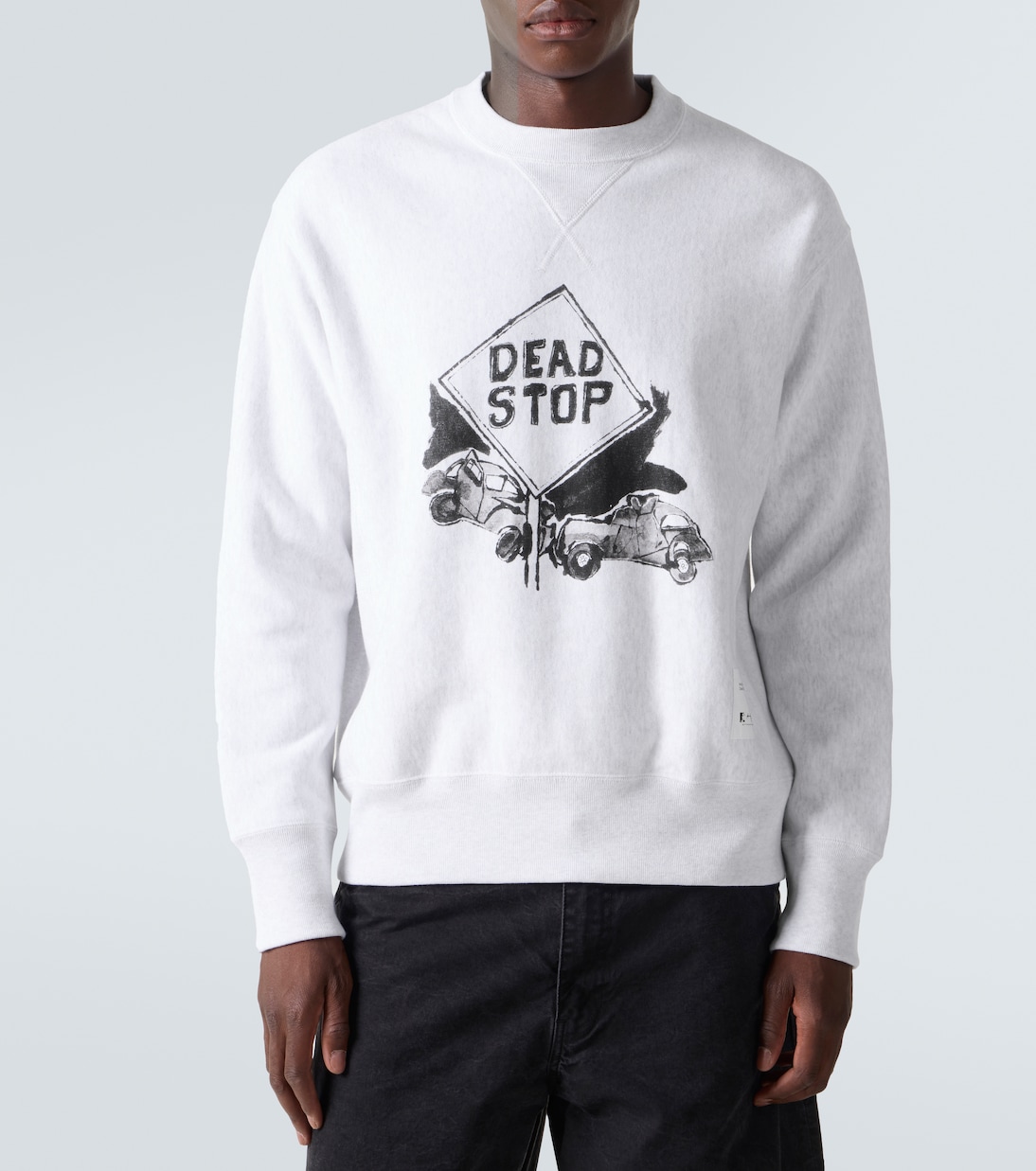 Printed cotton jersey sweatshirt | Comme des Garçons Homme