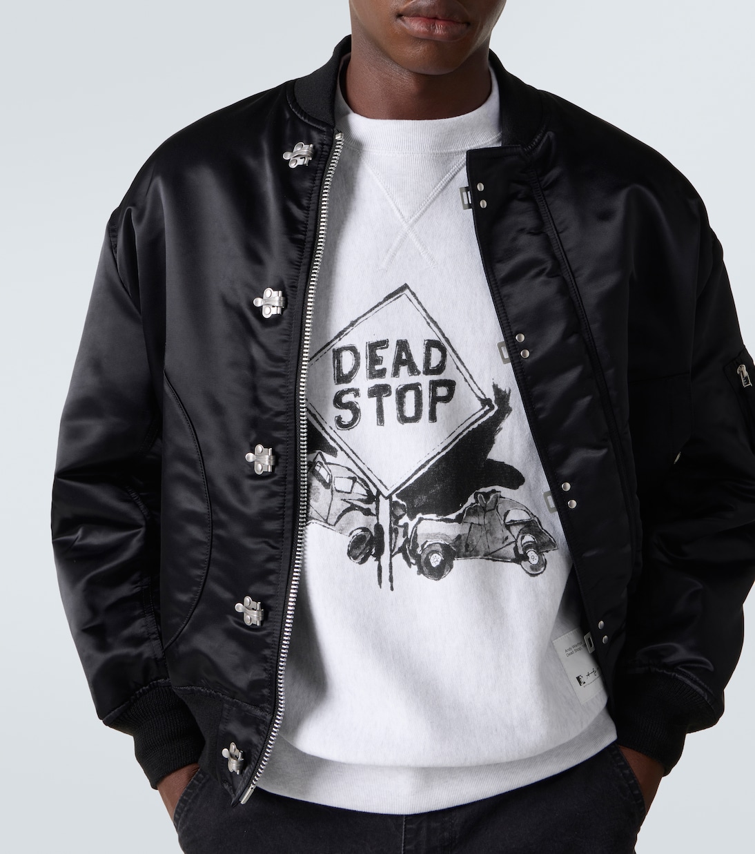 Printed cotton jersey sweatshirt | Comme des Garçons Homme