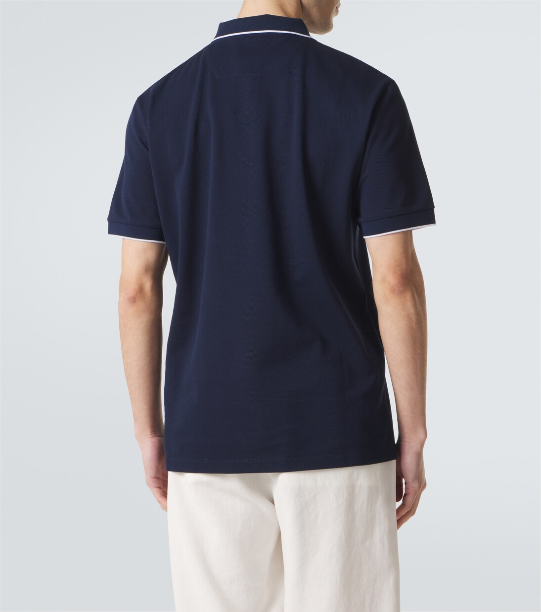 Cotton piqué polo shirt | Giorgio Armani