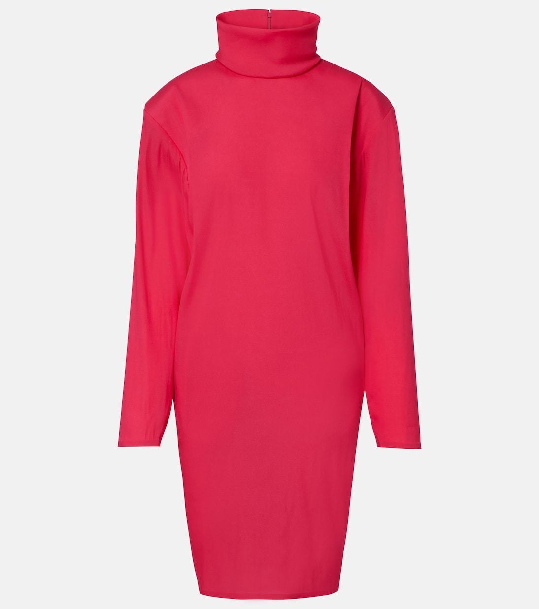 Silk-blend midi dress | Saint Laurent