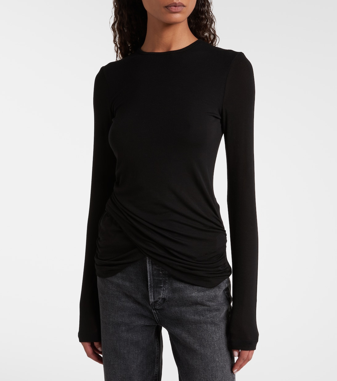 Eve draped T-shirt | Agolde