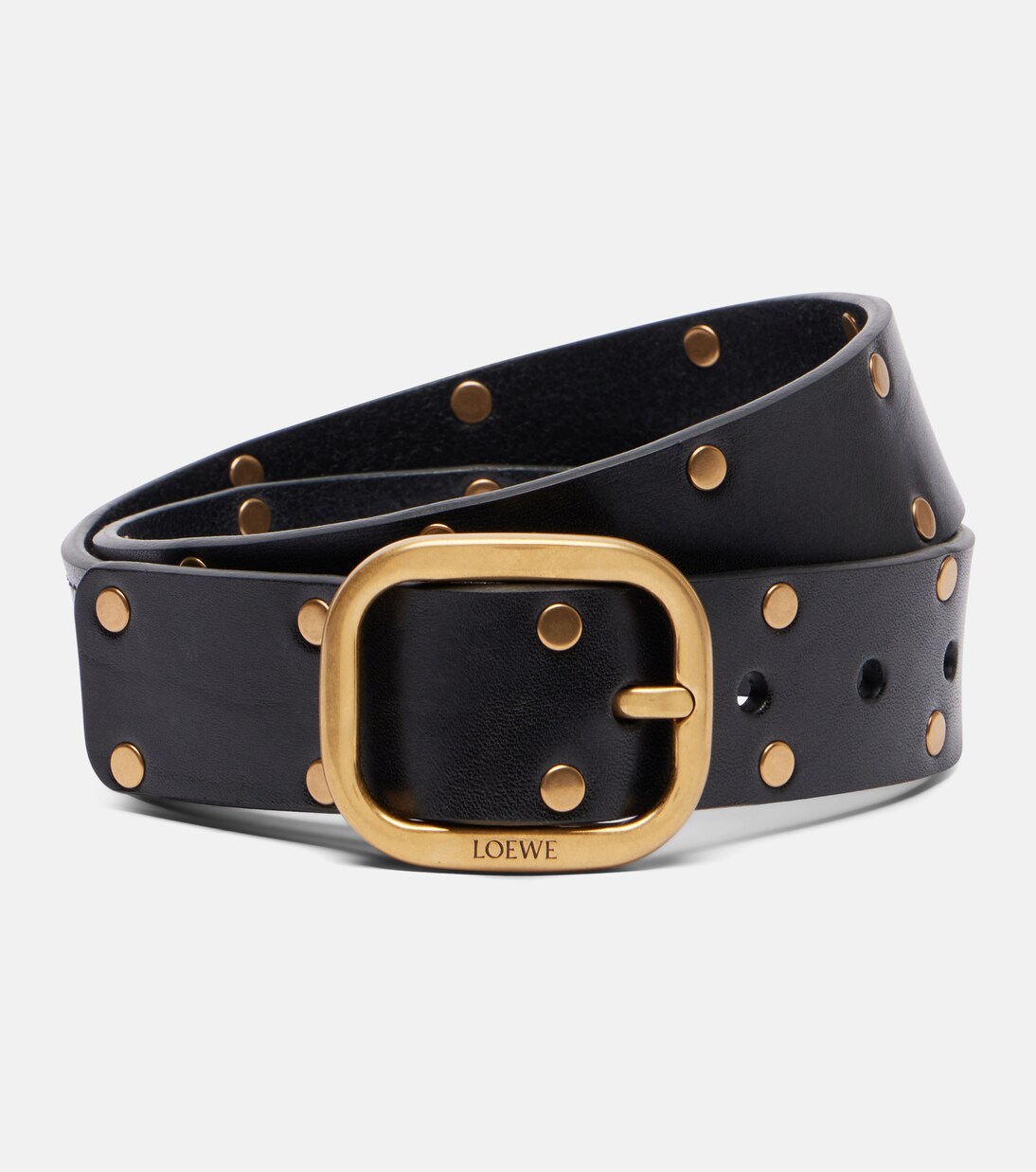 Studded leather belt | Loewe