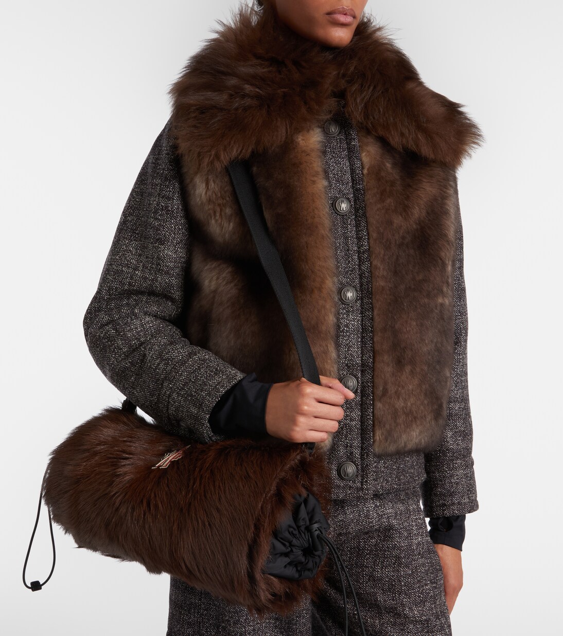 Shearling clutch | Moncler