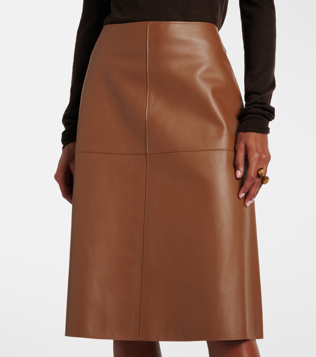 Midirock Niven aus Leder  | Joseph