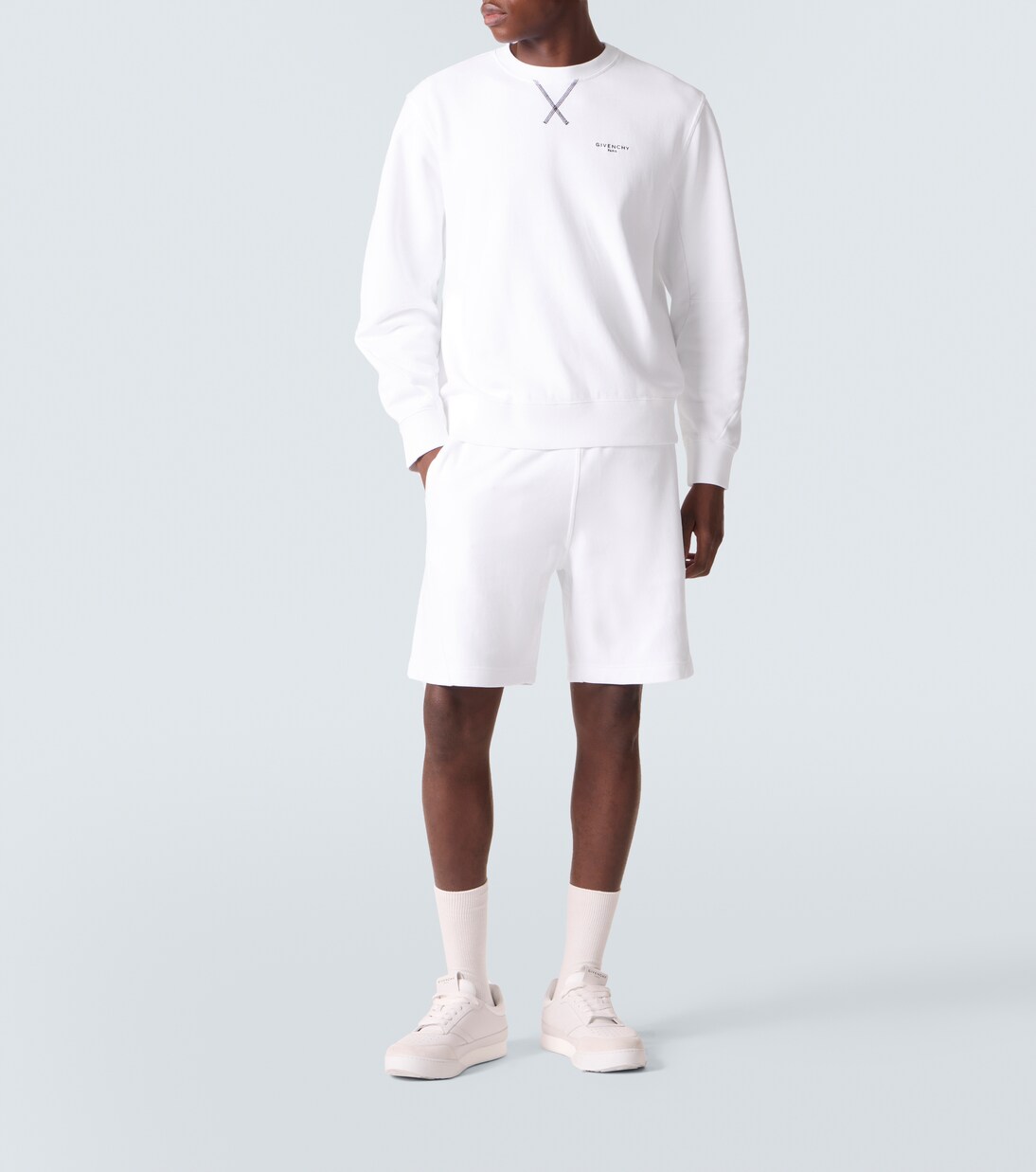 Logo cotton jersey sweatshirt | Givenchy