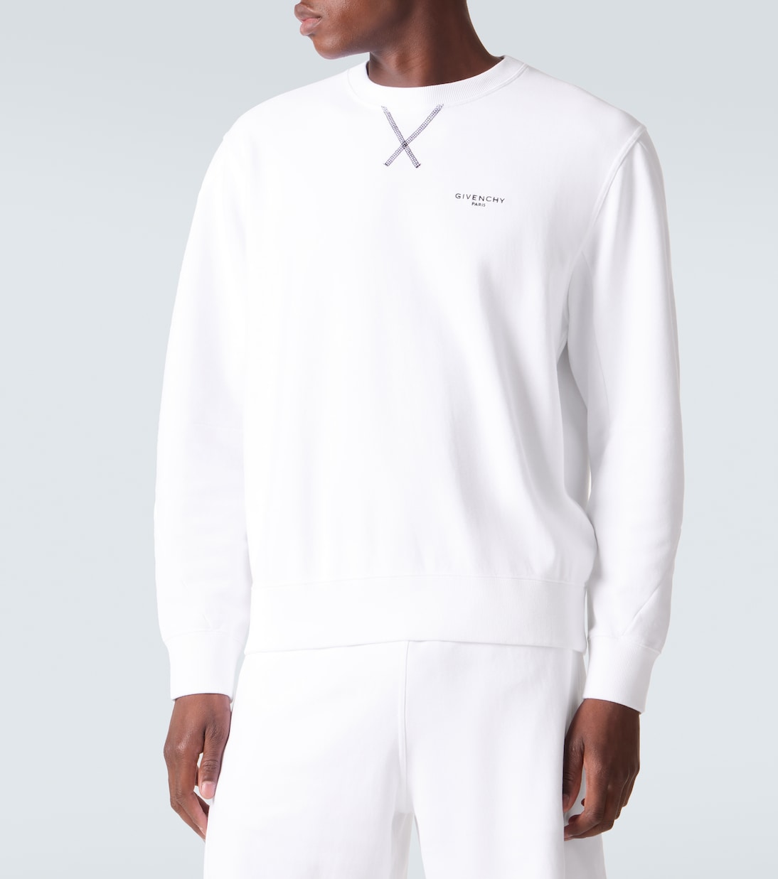 Logo cotton jersey sweatshirt | Givenchy