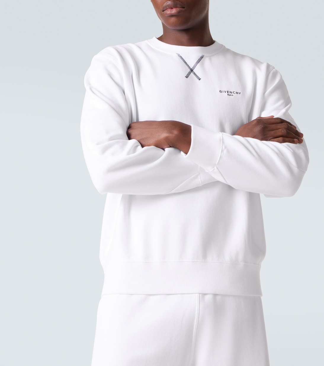 Logo cotton jersey sweatshirt | Givenchy