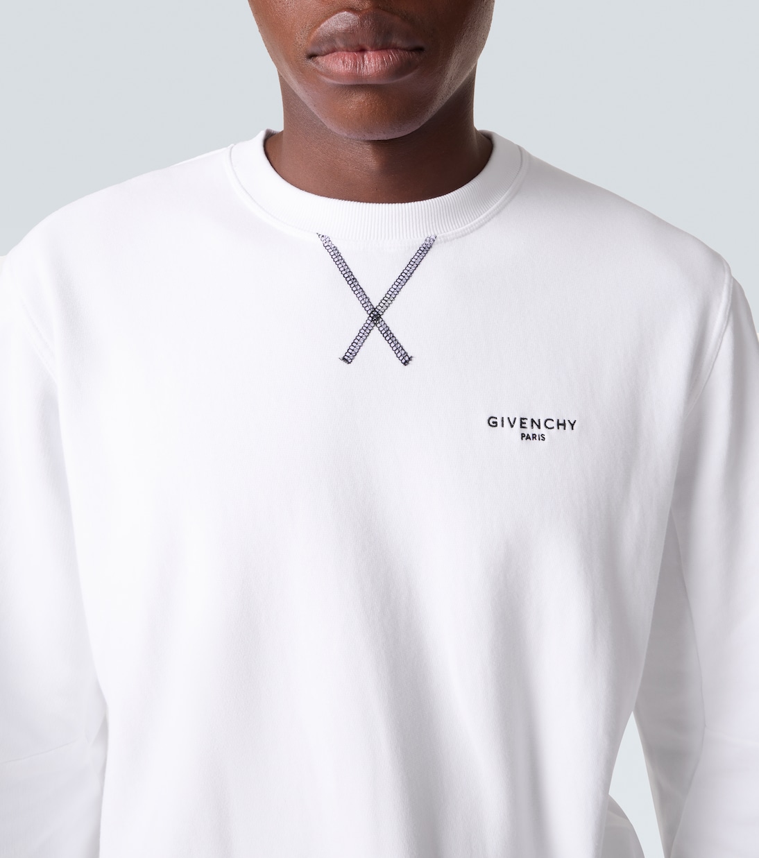 Logo cotton jersey sweatshirt | Givenchy