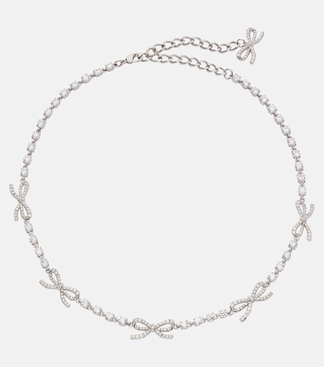 Crystal-embellished necklace | Self-Portrait