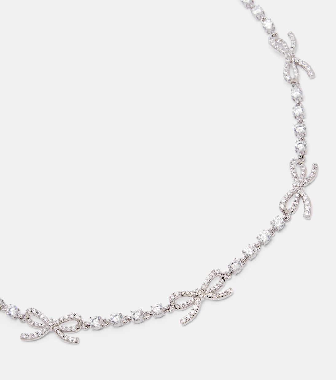 Crystal-embellished necklace | Self-Portrait