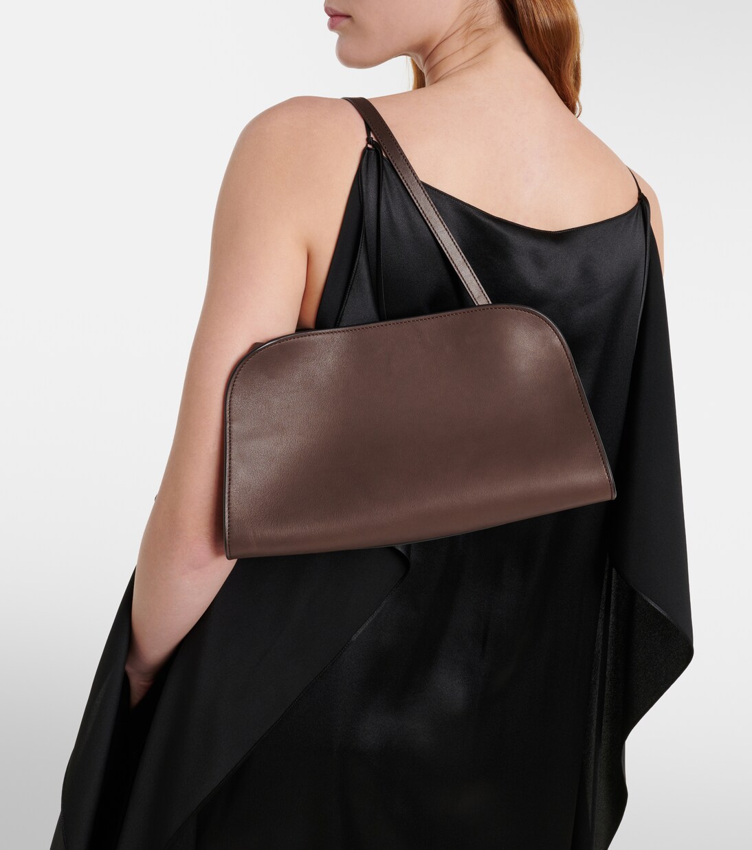 Peggy Small leather clutch | The Row