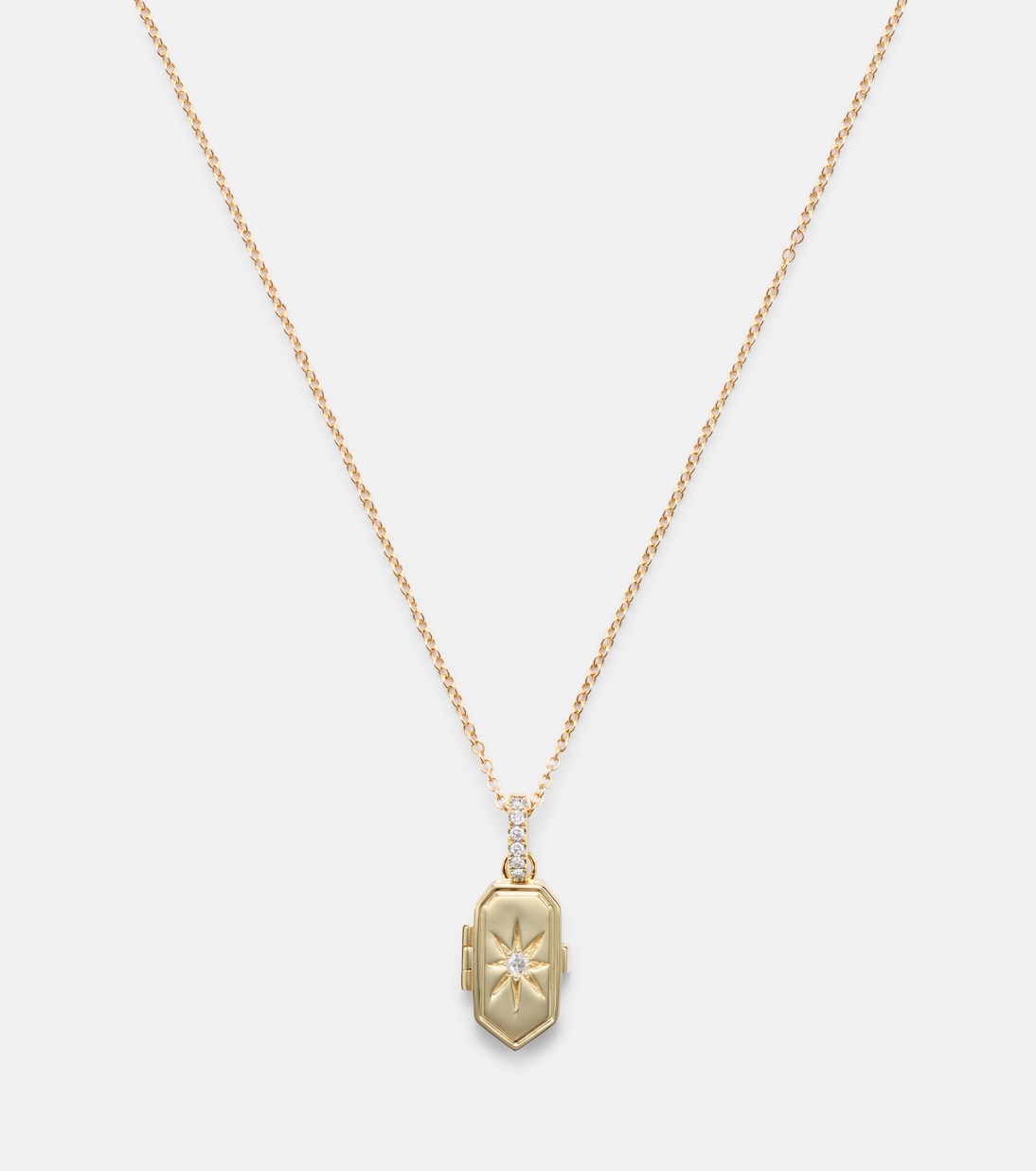 Northern Star 10kt gold necklace with diamond | Stone and Strand