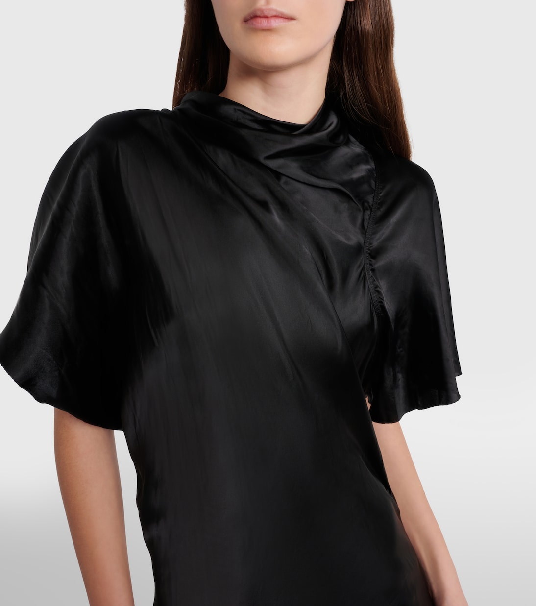 Robe Seb aus Satin | Rick Owens