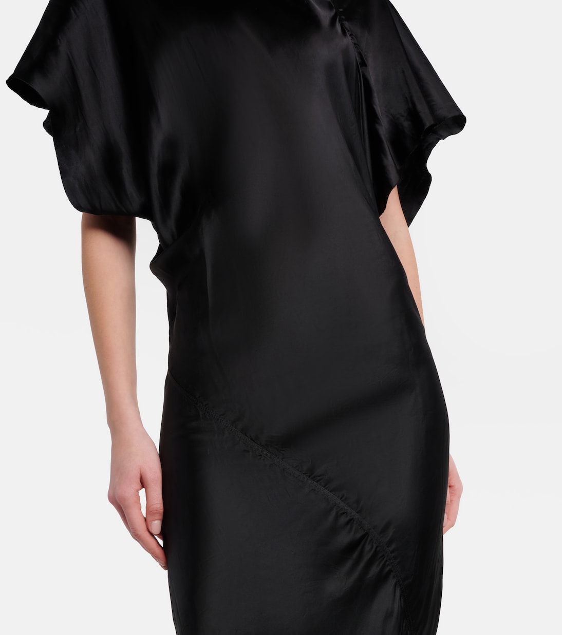 Robe Seb aus Satin | Rick Owens
