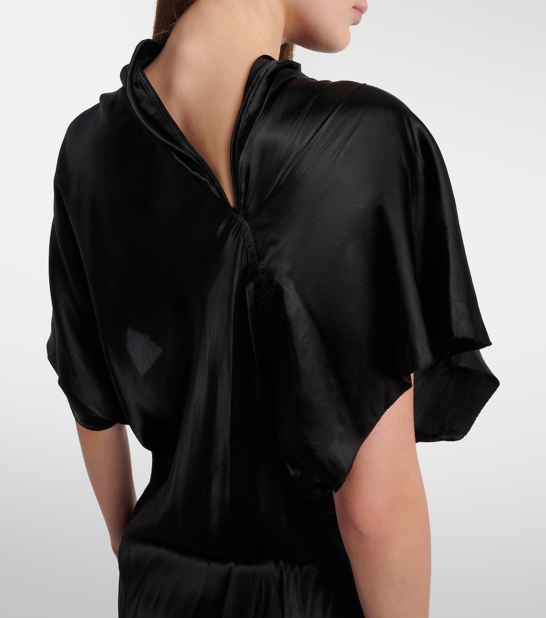 Robe Seb aus Satin | Rick Owens