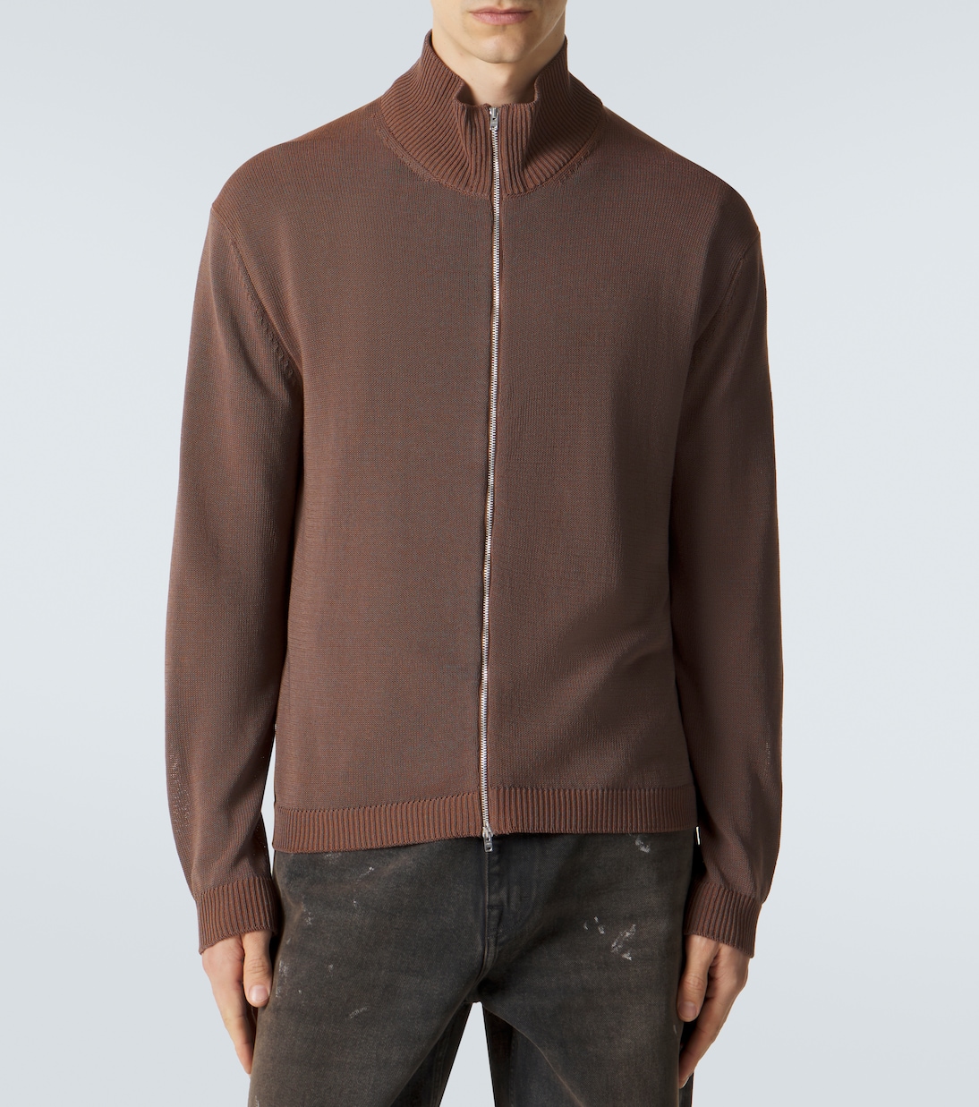 Float cotton-blend zip-up cardigan | Our Legacy