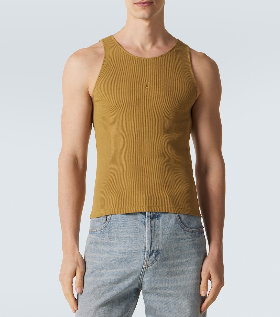 Cassandre cotton tank top | Saint Laurent