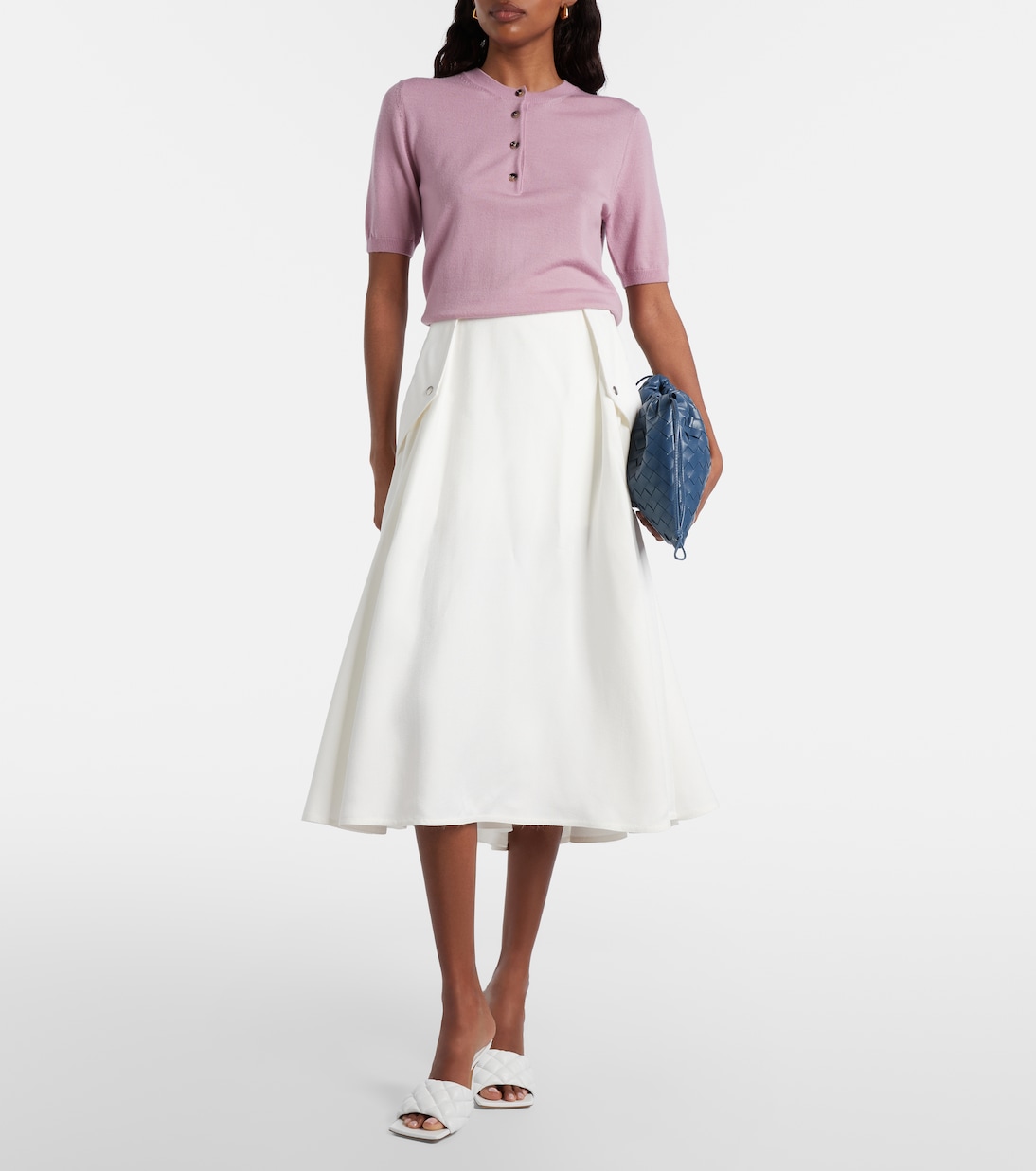 Dustbag Intrecciato Small leather pouch | Bottega Veneta