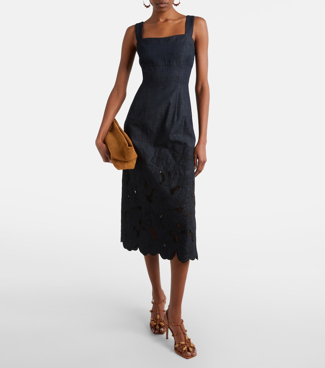 Midikleid Rosaura aus Denim | Veronica Beard