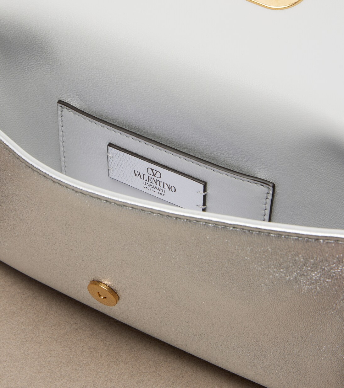 DeVain Small metallic leather shoulder bag | Valentino Garavani