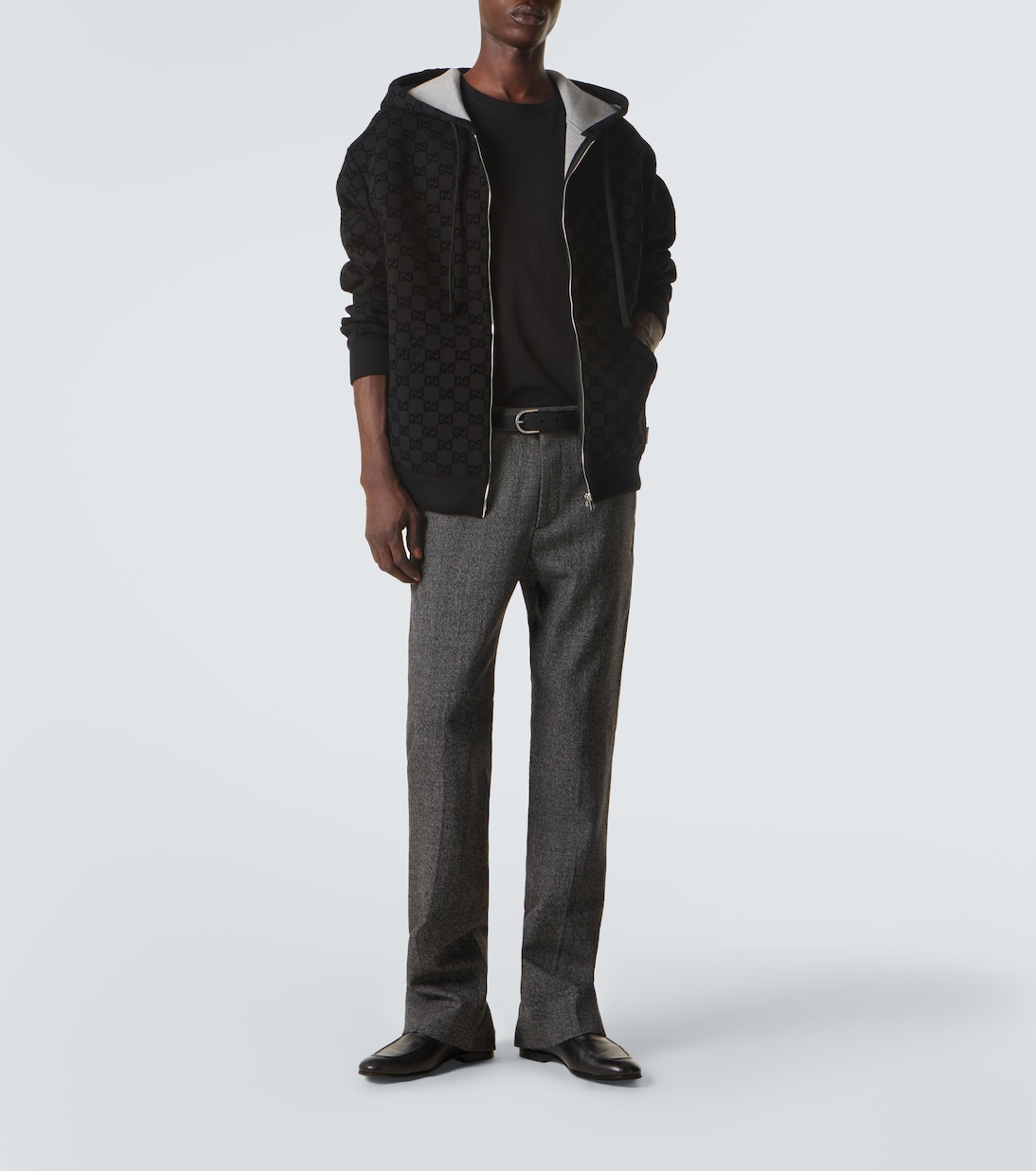 Kapuzenjacke GG aus Jersey | Gucci